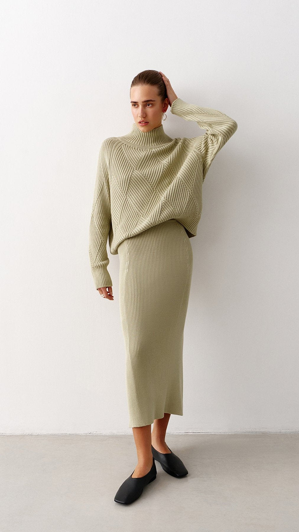 NENYA Long Sleeved Oversized Sweater
