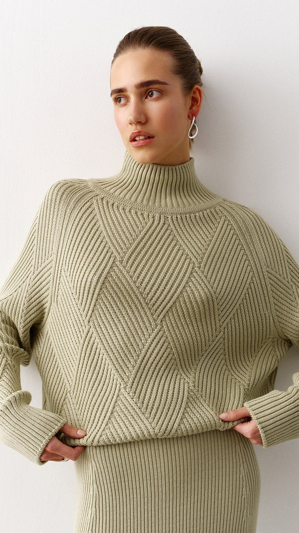 NENYA Long Sleeved Oversized Sweater