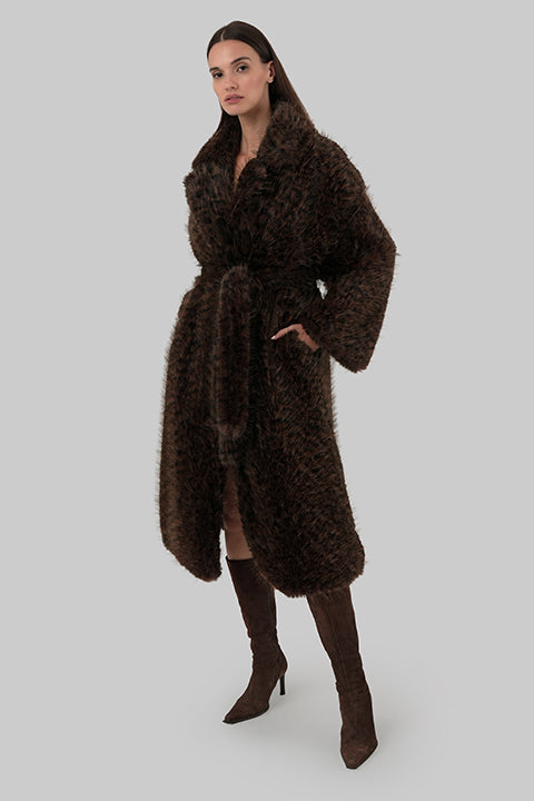 VELURA FAUX FUR COAT