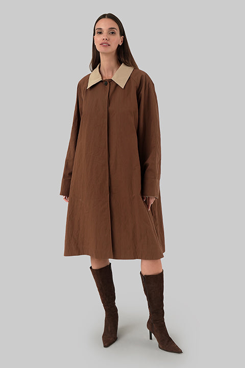 Oversized trench coat