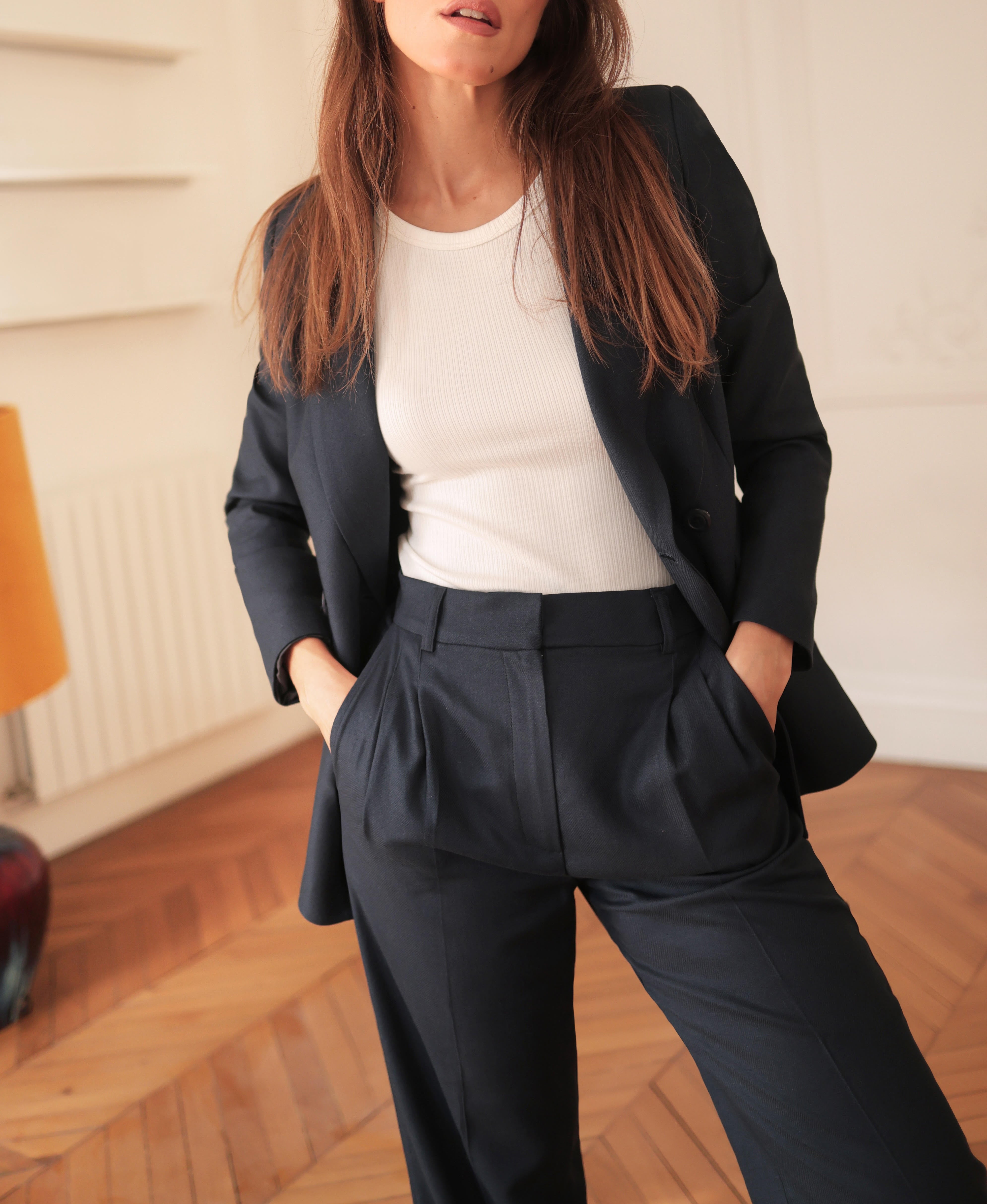 LAURA LAVAL PARIS Trousers Navy