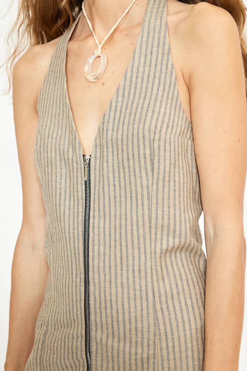 musier-paris-ella-dress-beige-striped