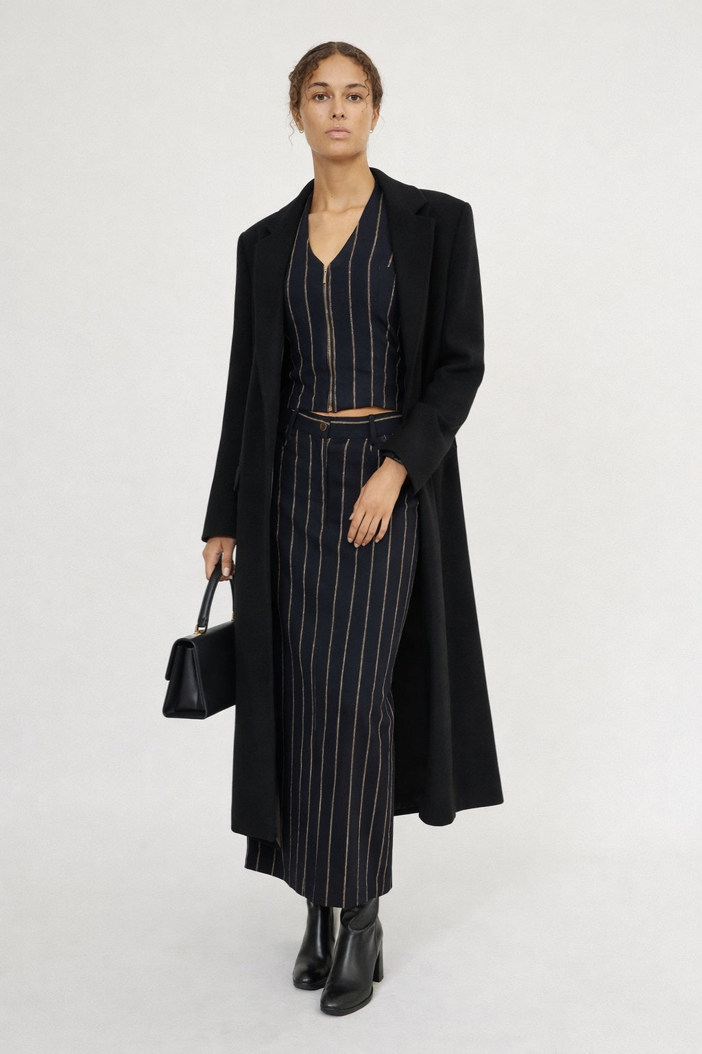 musier-paris-evi-skirt-navy-pinstripe