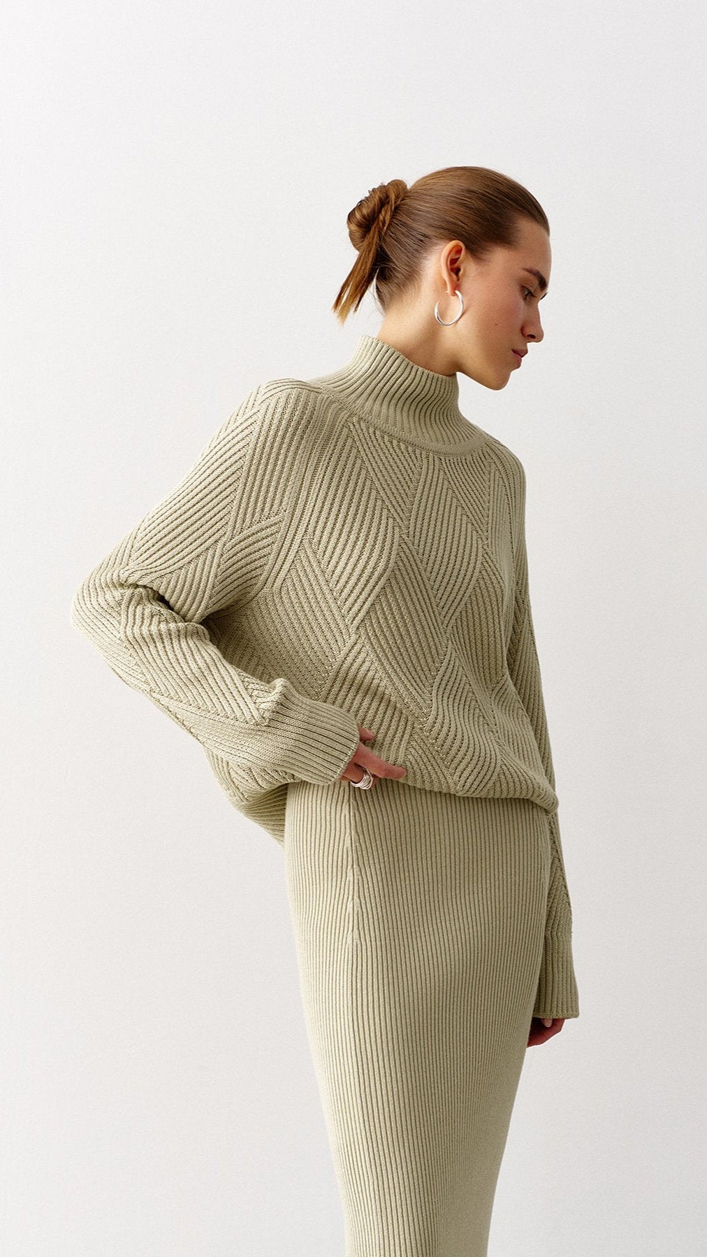 NENYA Long Sleeved Oversized Sweater 