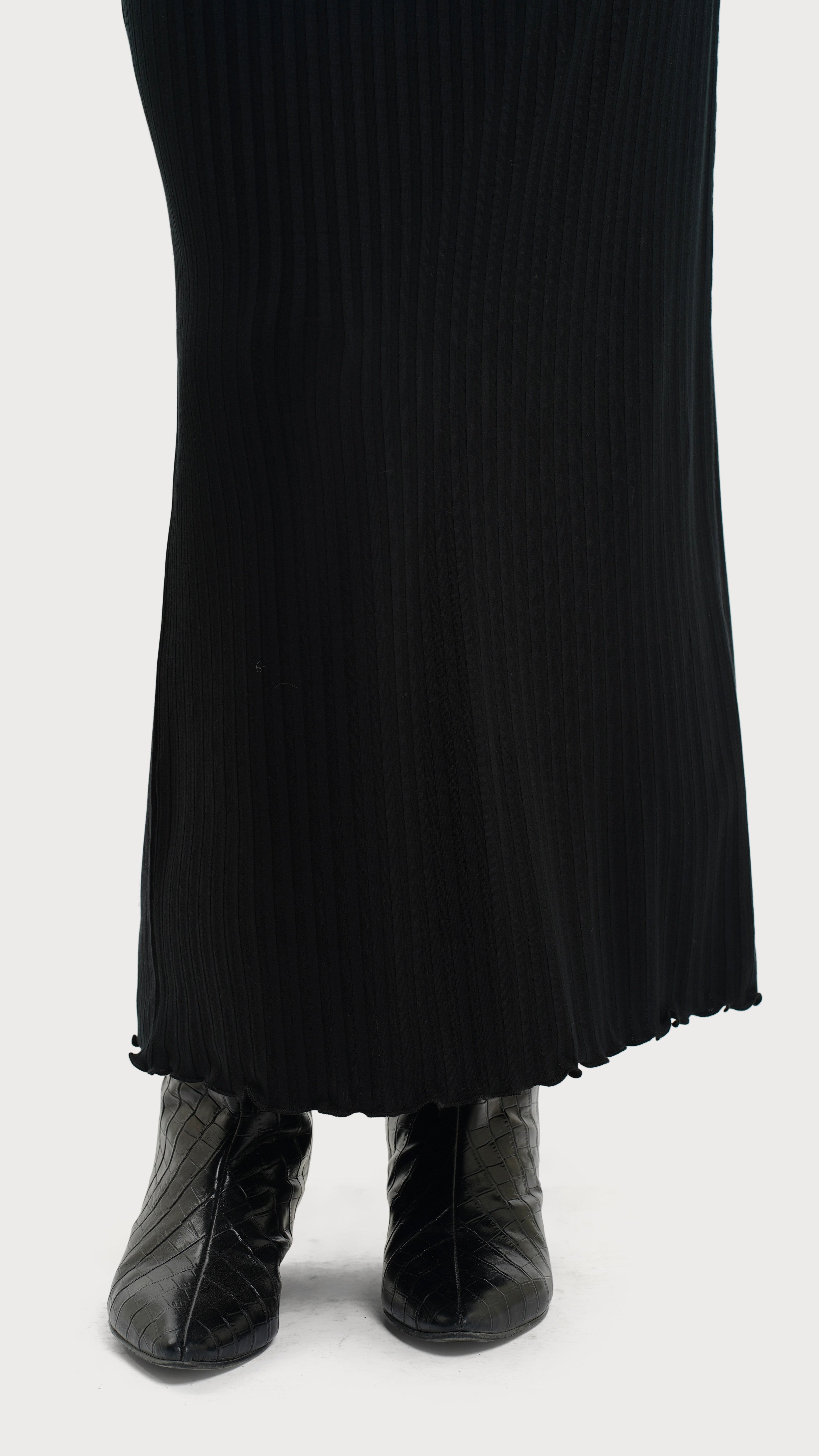 RESIDUS black long skirt