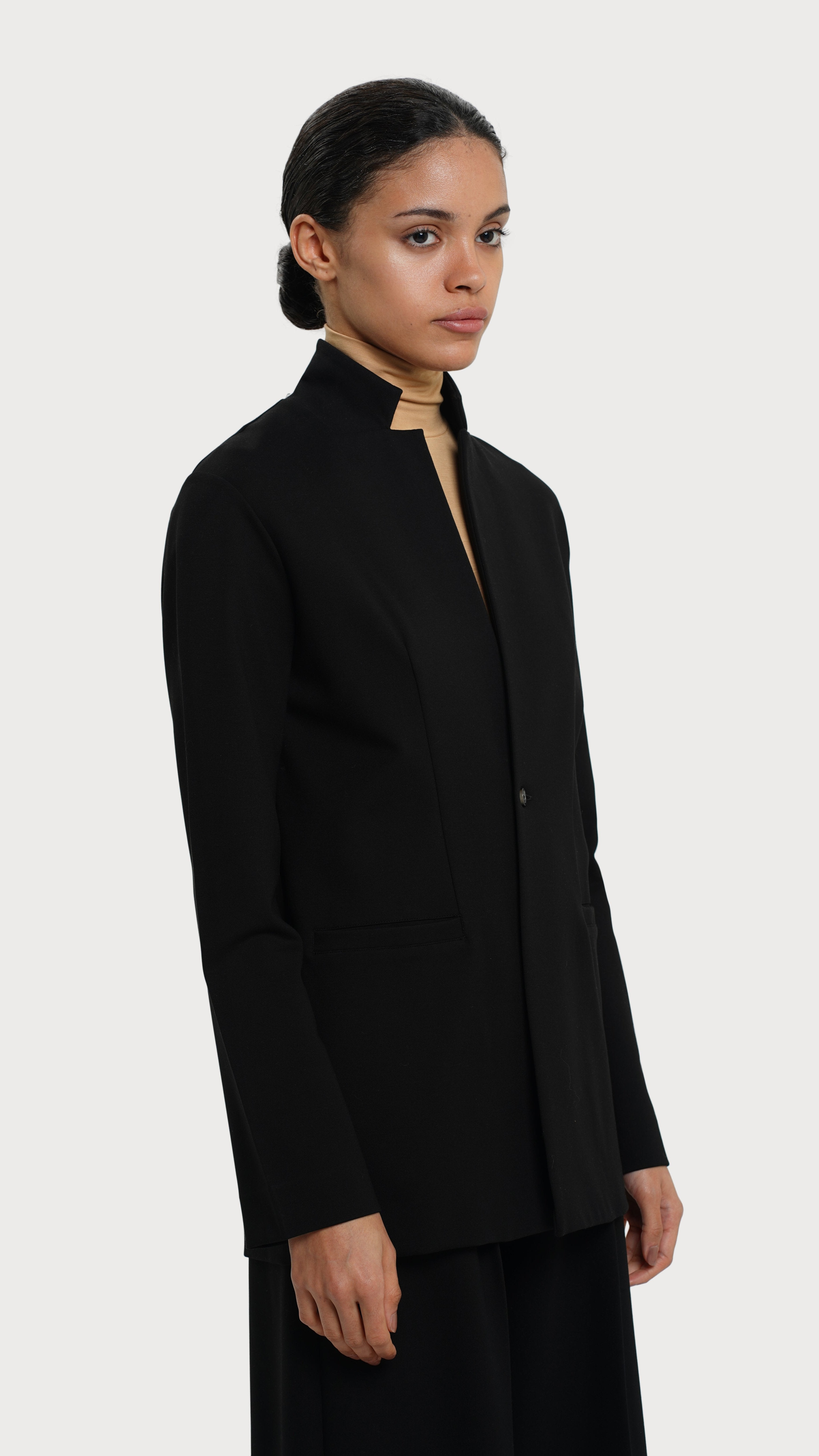 RESIDUS Straight Fit Black Blazer